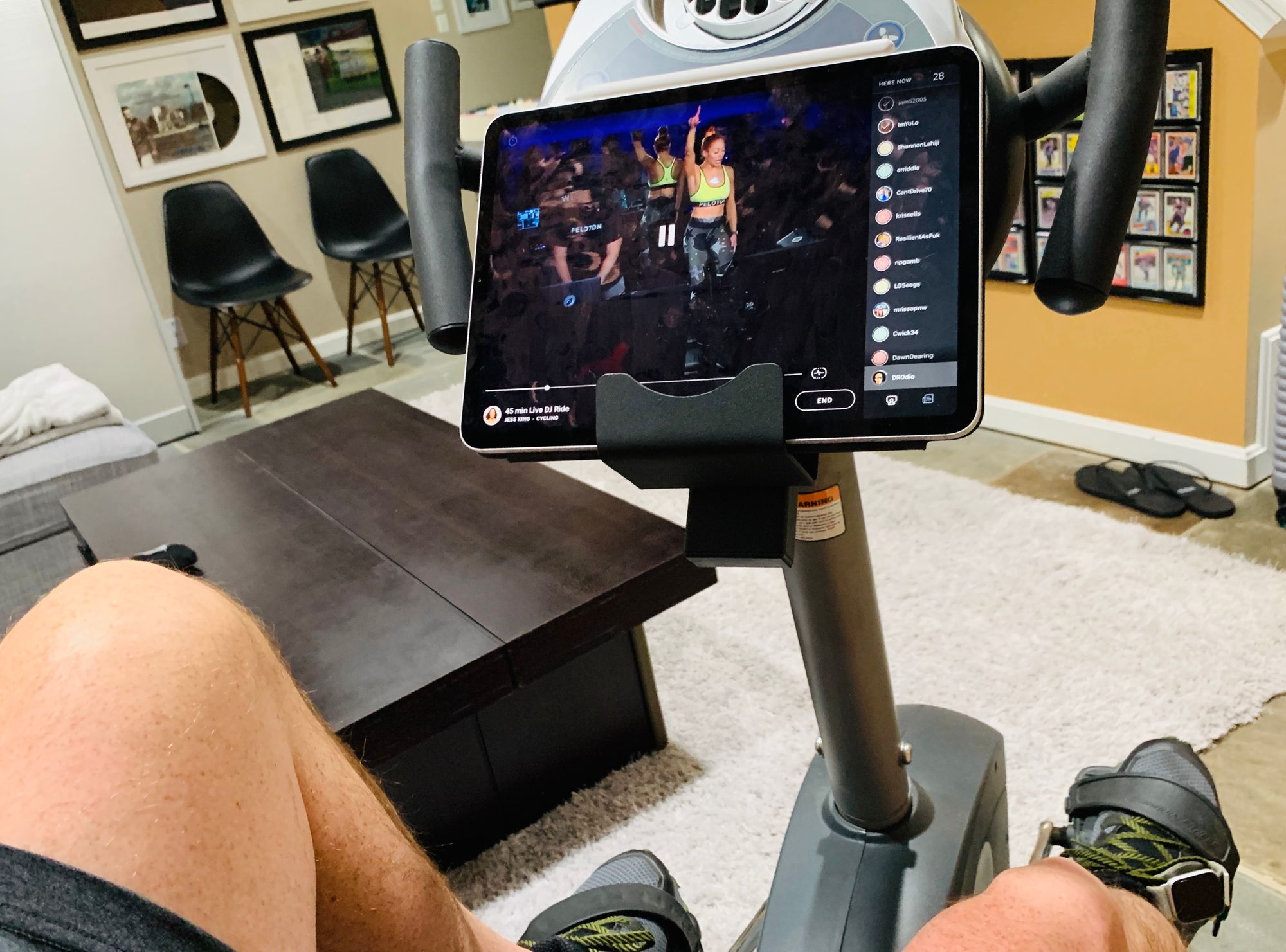 peloton live ride