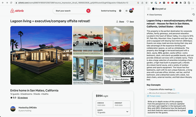 How I'm using AI as an Airbnb host to generate in-depth 5 star reviews from guests